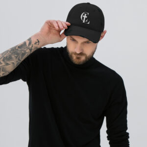 Cross Label | Distressed Faith-Based Dad Hat
