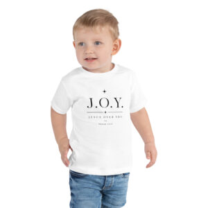 JOY - Jesus Over You | Premium Toddler Staple Tee