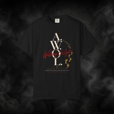 A.W.O.L. – Always Walking On Light | Typography Tee